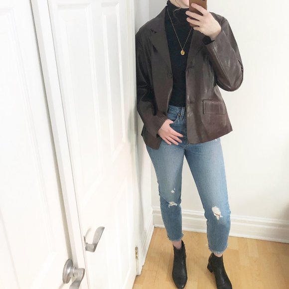 Vintage Brown Blazer - Picture 3 of 11